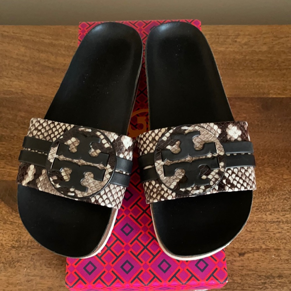 Tory Burch: Leigh Anatomical Slide Sandals